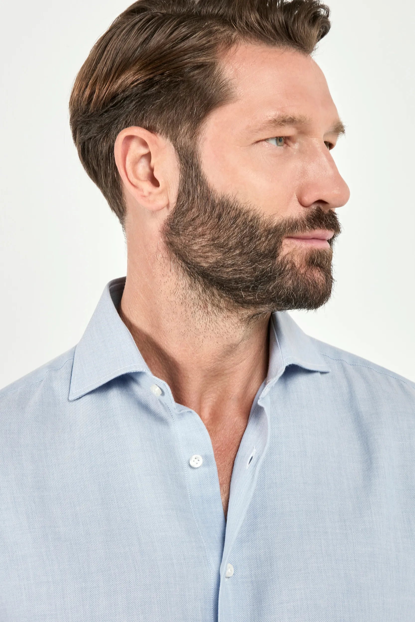 Light blue jersey shirt - Made in Italy