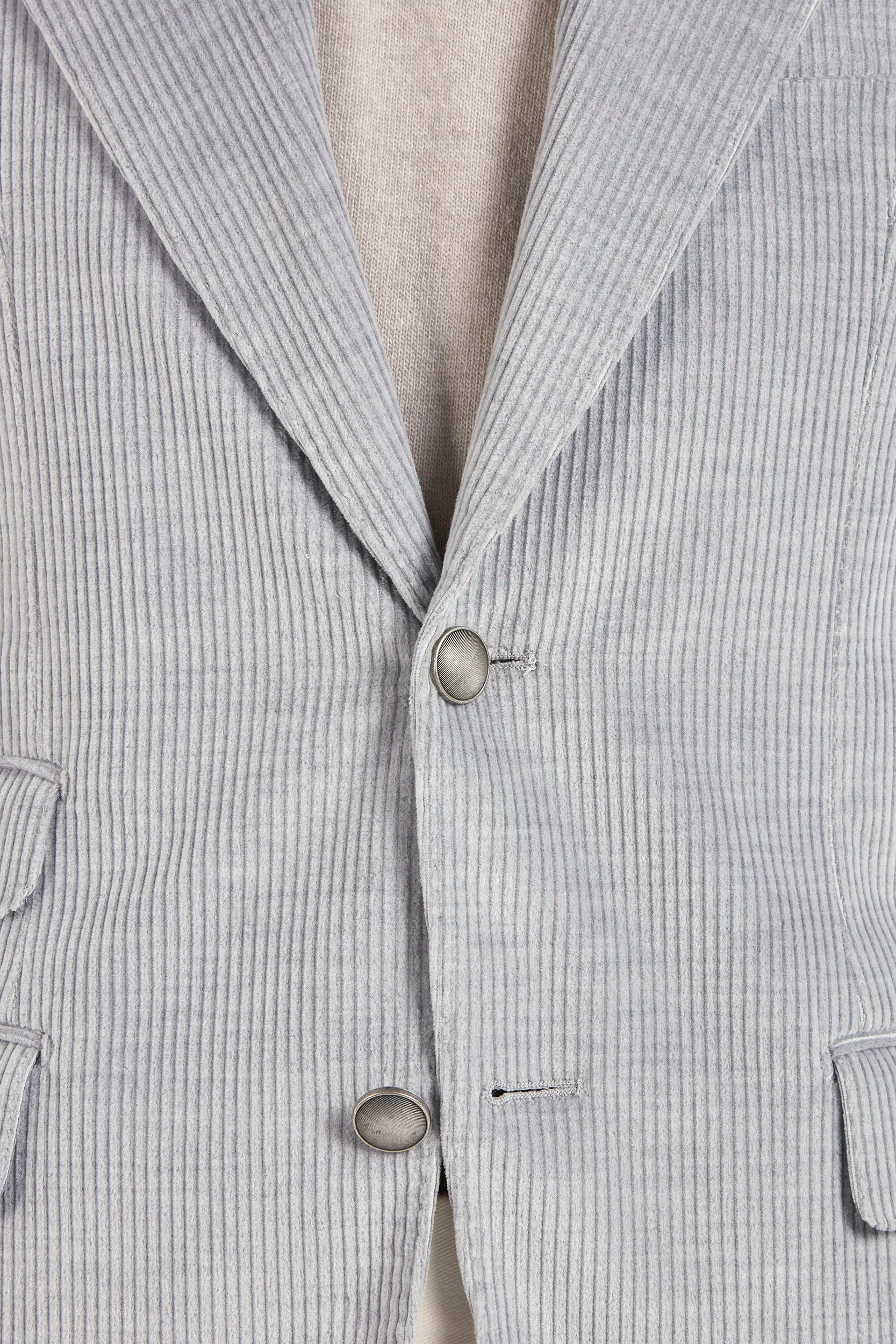 Stone corduroy jacket - Made in Italy